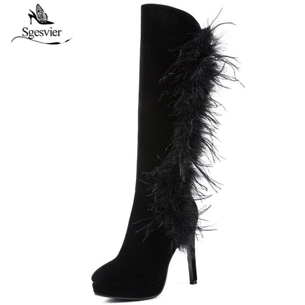 boots sgesvier women knee high heels winter side zipper thin ladies autumn black botas mujer ox853
boots sgesvier women knee high heels winter side zipper thin ladies autumn black botas mujer ox853