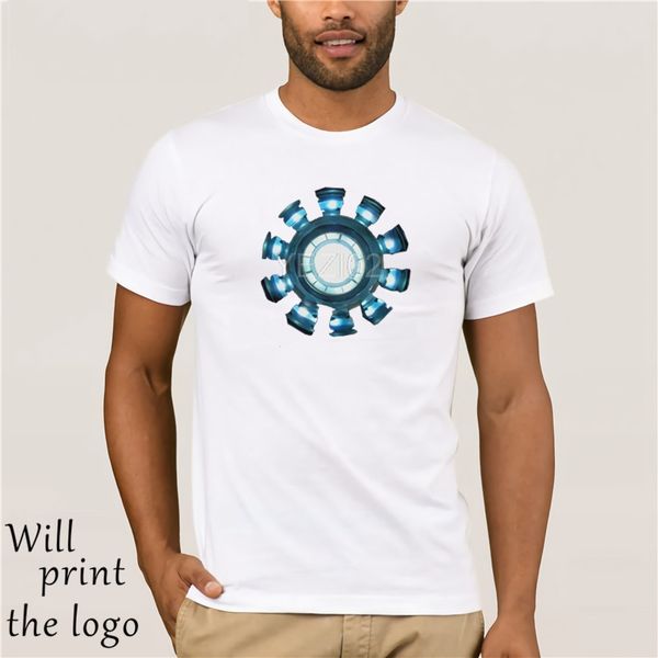 iron man chest arc reactor tony stark men's t shirt