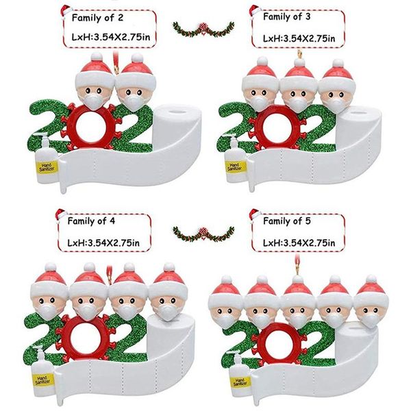 2020 quarantine christmas decoration birthdays gift toys hanging ornament with face masks family of 2 3 4 5 6 7
2020 quarantine christmas decoration birthdays gift toys hanging ornament with face masks family of 2 3 4 5 6 7