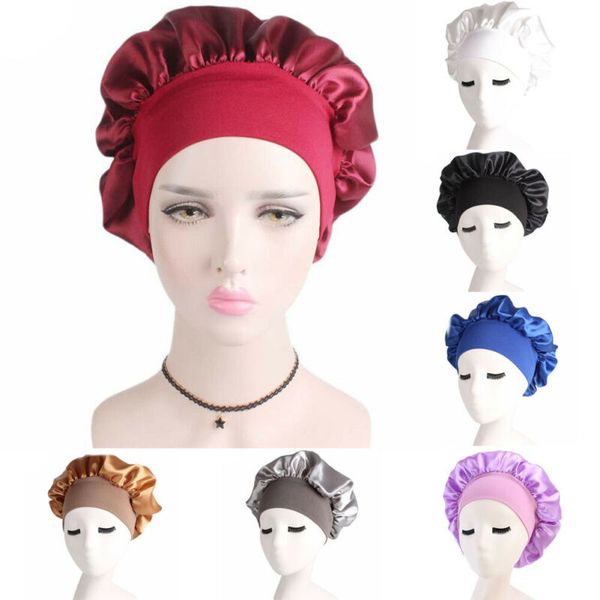 shower caps night sleep hair cover adjustable women satin cap home wear covers wide band elastic hat
shower caps night sleep hair cover adjustable women satin cap home wear covers wide band elastic hat