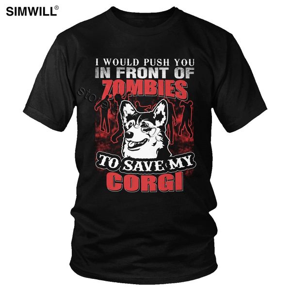 vintage i would push you in front of zombies to save corgi t shirt short sleeved pet dog owner t-shirt leisure tee gift clothing
vintage i would push you in front of zombies to save corgi t shirt short sleeved pet dog owner t-shirt leisure tee gift clothing