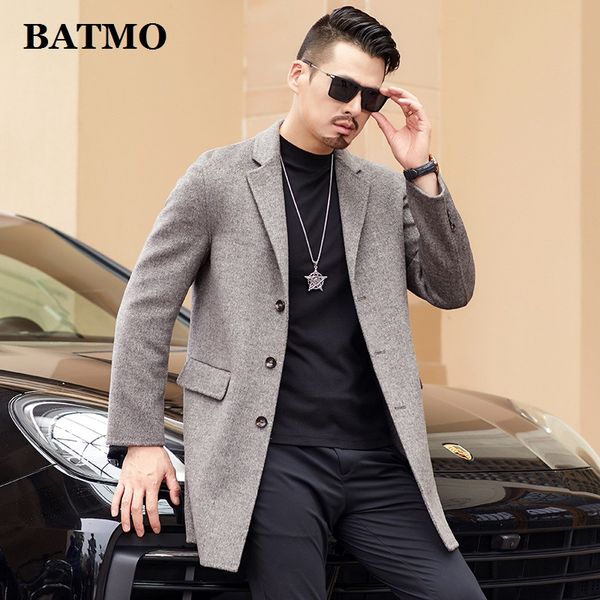 batmo 2020 new arrival autumn wool jackets men,men's smart causal plaid wool jackets 20a05, Black
batmo 2020 new arrival autumn wool jackets men,men's smart causal plaid wool jackets 20a05, Black