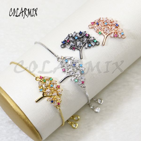 charm bracelets 8 pcs zircon tree charms bracelet mix color long jewelry elegant gift for lady 5687, Golden;silver
charm bracelets 8 pcs zircon tree charms bracelet mix color long jewelry elegant gift for lady 5687, Golden;silver