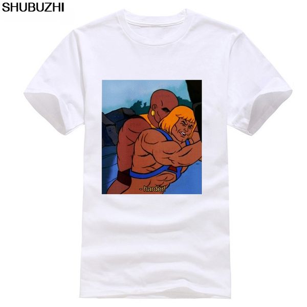 harder t-shirt he man dom gay pride lgbt homo retro muscle tee new shubuzhi summer fashion