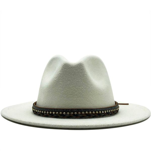 wide brim hats women men wool fedora hat with leather ribbon gentleman elegant lady winter autumn jazz panama sombrero cap, Blue;gray
wide brim hats women men wool fedora hat with leather ribbon gentleman elegant lady winter autumn jazz panama sombrero cap, Blue;gray