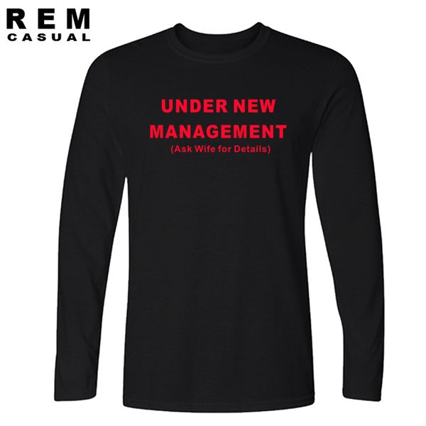 new style under new management ask wife for details long sleeve t-shirt funny just married gift t shirt men casual
new style under new management ask wife for details long sleeve t-shirt funny just married gift t shirt men casual