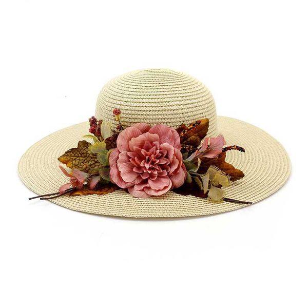 wzcx 2020 fashion new flower casual tide summer beach hat wide brim solid color vintage women's hat straw, Blue;gray
wzcx 2020 fashion new flower casual tide summer beach hat wide brim solid color vintage women's hat straw, Blue;gray