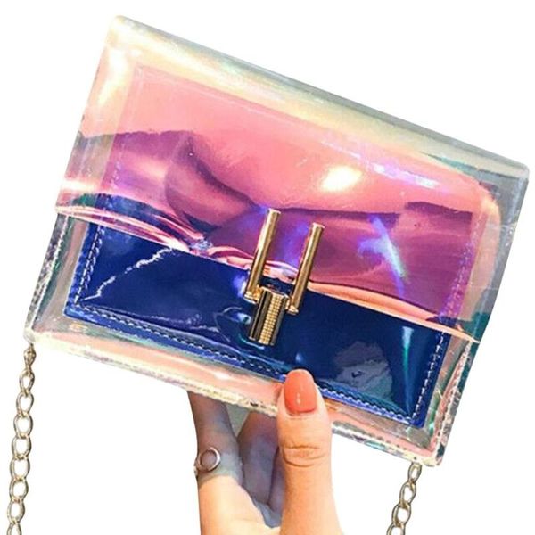 women laser transparent crossbody bag messenger shoulder bag pvc jelly small tote bags holographic lady sac femme bandoulier
women laser transparent crossbody bag messenger shoulder bag pvc jelly small tote bags holographic lady sac femme bandoulier