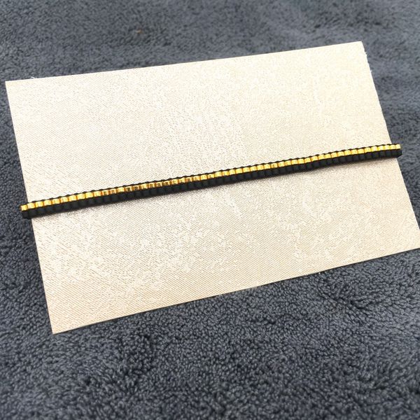 handmade friendship bracelet miyuki seed beads woven 2 rows bracelet femme for party beach jewelry gold black bangle
handmade friendship bracelet miyuki seed beads woven 2 rows bracelet femme for party beach jewelry gold black bangle
