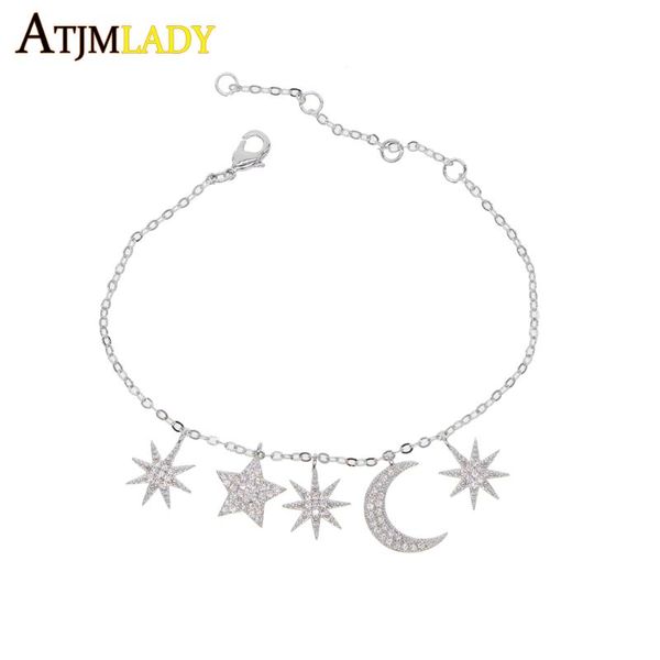 bangle 2021 arrival moon star charms bracelet for women fashion delicate tiny full cz bracelets & bangles, Black
bangle 2021 arrival moon star charms bracelet for women fashion delicate tiny full cz bracelets & bangles, Black