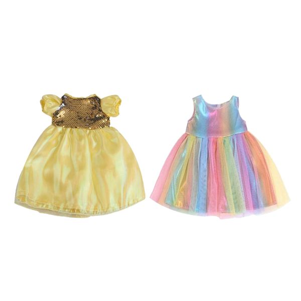 2x красочный american doll платье gauzy для 18 дюймов американской куклы платья вверх
2x красочный american doll платье gauzy для 18 дюймов американской куклы платья вверх