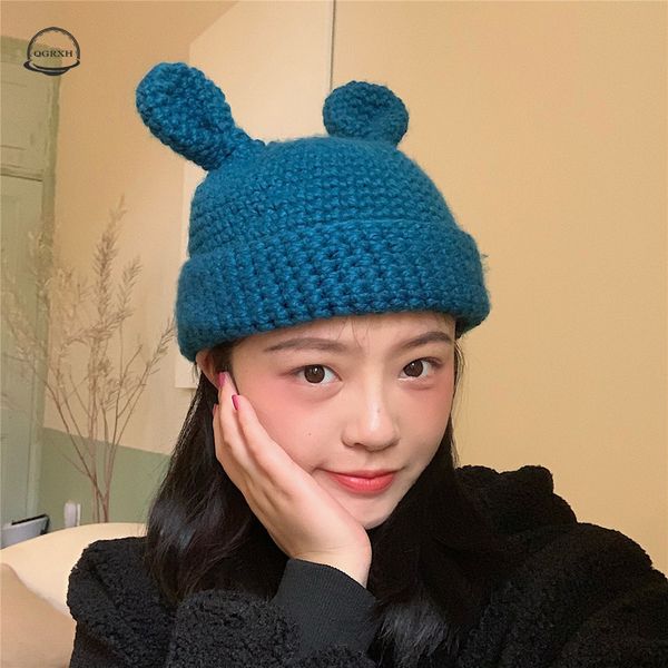 new sweet selling ears woolen hat women's autumn winter handmade crochet warm knitted hedging hat beanies warm caps, Blue;gray
new sweet selling ears woolen hat women's autumn winter handmade crochet warm knitted hedging hat beanies warm caps, Blue;gray