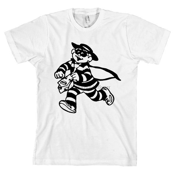 hamburglar mcdonalds cartoon theif bella + canvas t shirt new