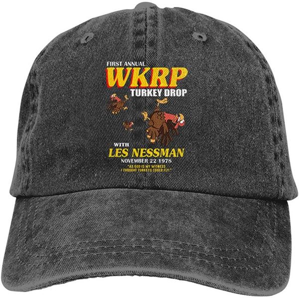 ball caps first annual wkrp turkey drop soft casquette cap vintage adjustable baseball, Blue;gray
ball caps first annual wkrp turkey drop soft casquette cap vintage adjustable baseball, Blue;gray