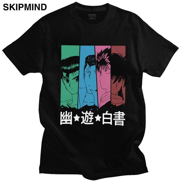 yu yu hakusho t shirt men's pure cotton supernatural anime manga yusuke urameshi tshirt kazuma kuwabara kurama hiei tee gift
yu yu hakusho t shirt men's pure cotton supernatural anime manga yusuke urameshi tshirt kazuma kuwabara kurama hiei tee gift