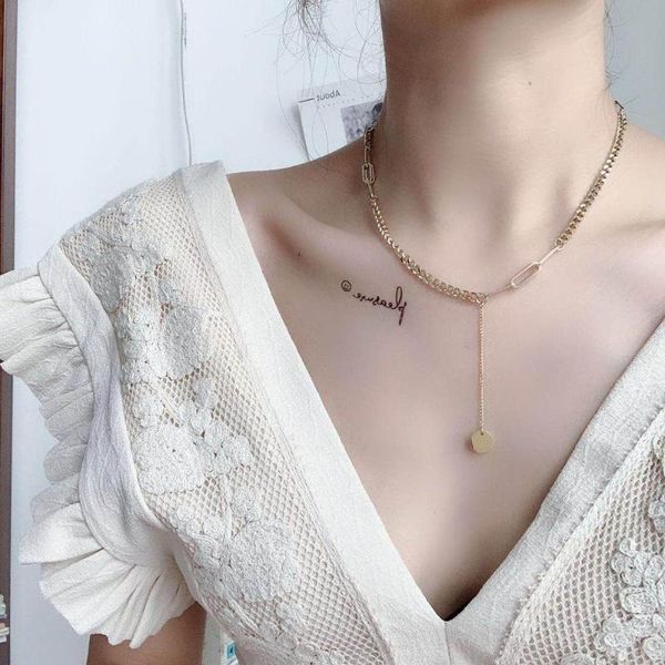 necklaces for women new titanium steel simple clavicle chain version breeze korean pendant accessories gift wholesale jewelry, Silver
necklaces for women new titanium steel simple clavicle chain version breeze korean pendant accessories gift wholesale jewelry, Silver