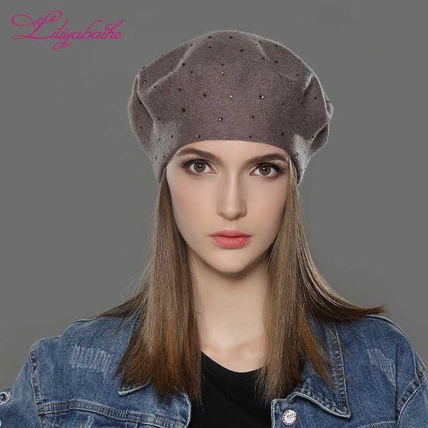 liliyabaihe new style women winter hats wool knitted berets cap the most popular decoration thick warm hats for women, Blue;gray
liliyabaihe new style women winter hats wool knitted berets cap the most popular decoration thick warm hats for women, Blue;gray