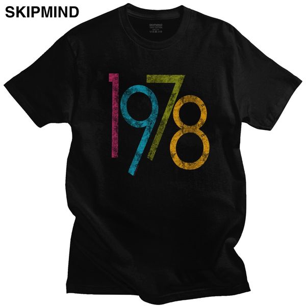 colorful vintage 1978 t shirt for men pure cotton urban 42 years old t-shirt short sleeve 42nd birthday gift tee clothing
colorful vintage 1978 t shirt for men pure cotton urban 42 years old t-shirt short sleeve 42nd birthday gift tee clothing