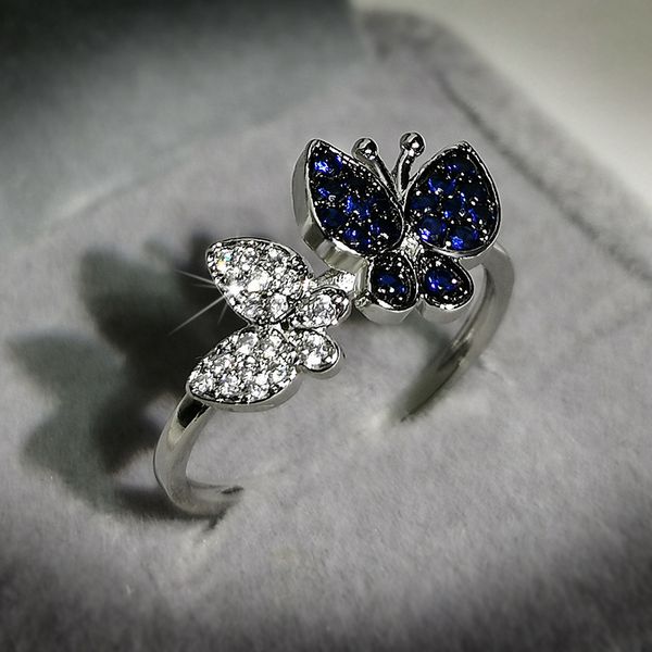 cluster rings ricki luxury 925 sterling silver for women cute butterfly two tone shiny zircon stone weddings ring fine jewelry, Golden;silver
cluster rings ricki luxury 925 sterling silver for women cute butterfly two tone shiny zircon stone weddings ring fine jewelry, Golden;silver