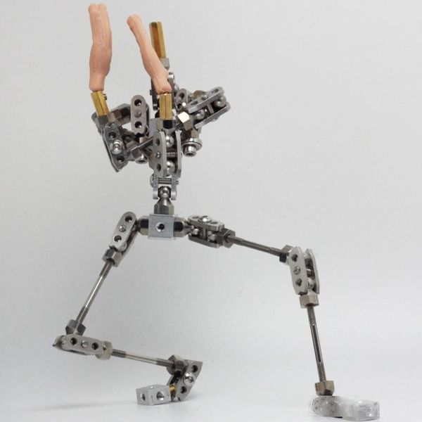 upgraded ready-to-assemble pma-24 24cm stainless steel animation armature puppet for smotion character
upgraded ready-to-assemble pma-24 24cm stainless steel animation armature puppet for smotion character