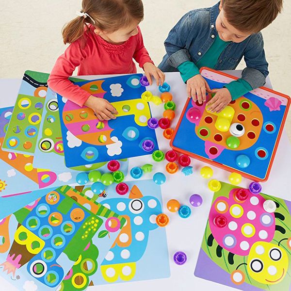 дети детской кнопка art color matching мозаика pegboard головоломка раннее обучение игрушка
дети детской кнопка art color matching мозаика pegboard головоломка раннее обучение игрушка