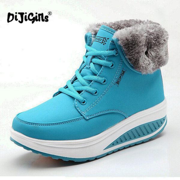 women snow boots wedges ankle boots fashion slimming swing shoes plush solid round toe platform shoes lady casual winter, Black
women snow boots wedges ankle boots fashion slimming swing shoes plush solid round toe platform shoes lady casual winter, Black