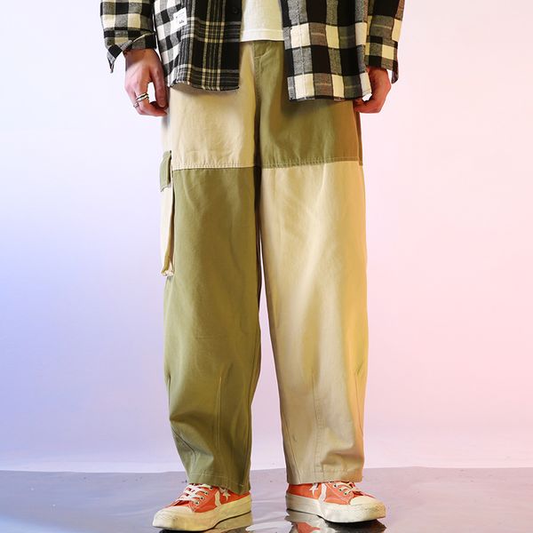 men's pants men hip hop cargo jogger patchwork side pockets harajuku streetwear 2021 autumn sweatpants cotton casual trousers clothing, Black
men's pants men hip hop cargo jogger patchwork side pockets harajuku streetwear 2021 autumn sweatpants cotton casual trousers clothing, Black