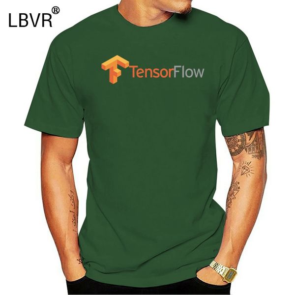 100% cotton o-neck custom printed men t shirt tensorflow women t-shirt