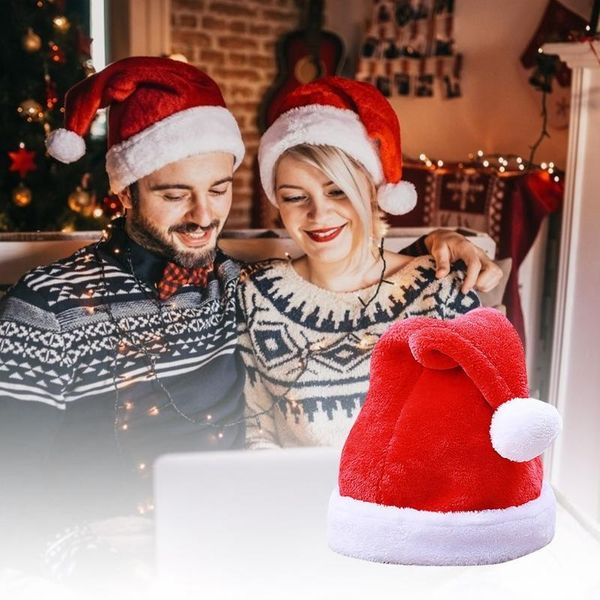 4 pieces christmas hat pom short fleece soft winter party night cute red large dress up christmas hat czapka zimowa, Blue;gray
4 pieces christmas hat pom short fleece soft winter party night cute red large dress up christmas hat czapka zimowa, Blue;gray