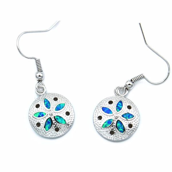 dangle & chandelier sand dollar fire opal earring for women, Silver
dangle & chandelier sand dollar fire opal earring for women, Silver