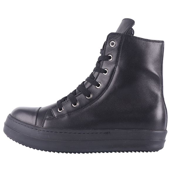 high-men's thick-soled women's lace-up casual all black board shoes lovers wild trend short women boots
high-men's thick-soled women's lace-up casual all black board shoes lovers wild trend short women boots