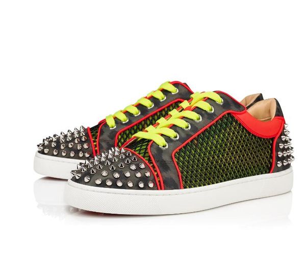 luxurious sneakers low red bottoms spikes flats shoes men womens mesh leather leather sneakers party shoes leisure trainer footwear, Black
luxurious sneakers low red bottoms spikes flats shoes men womens mesh leather leather sneakers party shoes leisure trainer footwear, Black