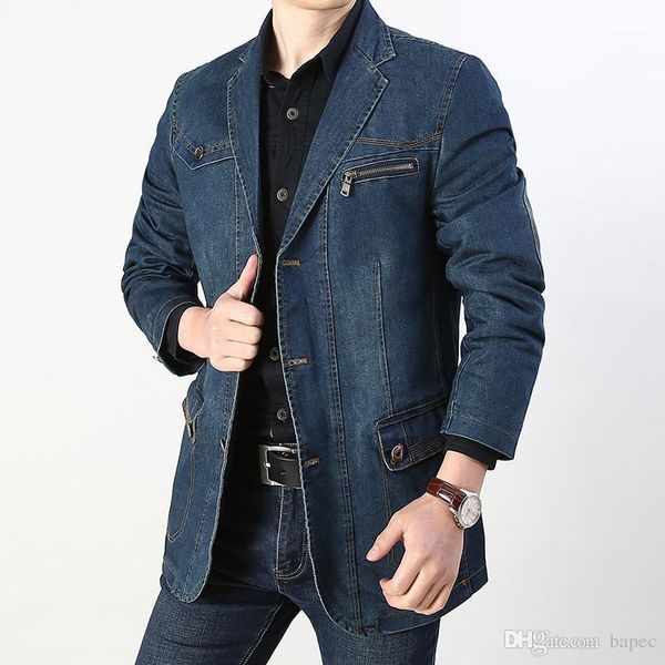 long sleeve solid color outerwear fashion casual zipper pocket coats autumn lapel neck slim jackets designer, Black;brown
long sleeve solid color outerwear fashion casual zipper pocket coats autumn lapel neck slim jackets designer, Black;brown