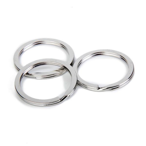 100pcs wholesale 30mm flat split key ring chain holder craft hardware, Silver
100pcs wholesale 30mm flat split key ring chain holder craft hardware, Silver