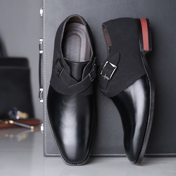 2020 new creative fashion color matching foot leather shoes mens casual fashion large size mens shoes foreign trade, Black
2020 new creative fashion color matching foot leather shoes mens casual fashion large size mens shoes foreign trade, Black