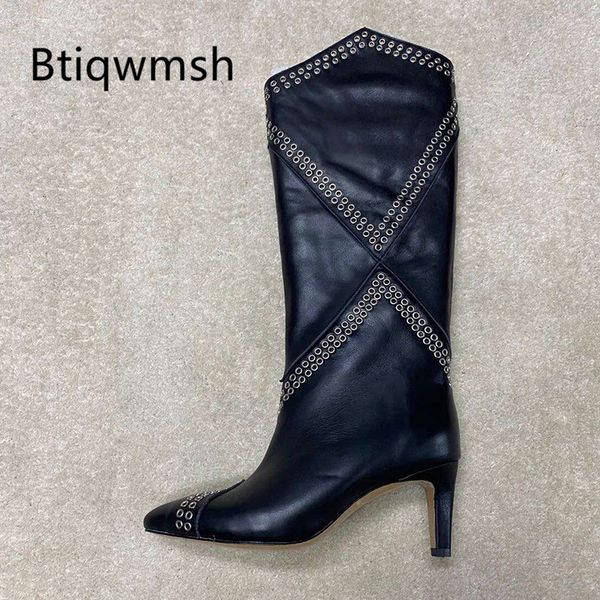 rivet real leather over the knee boots women pointed toe soft leather high heel boots femme knight, Black
rivet real leather over the knee boots women pointed toe soft leather high heel boots femme knight, Black