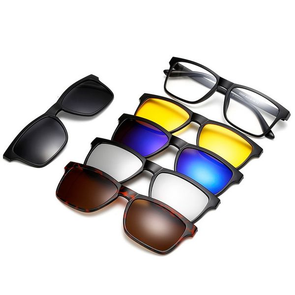 tr90 sun five frames polarized magnetic sunglasses on in clip one glasses pposv 
tr90 sun five frames polarized magnetic sunglasses on in clip one glasses pposv
