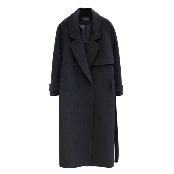 black woolen coat female autumn and winter women's clothing 2020 new long fashion belt overcoat casual warm wool jacket f2077
black woolen coat female autumn and winter women's clothing 2020 new long fashion belt overcoat casual warm wool jacket f2077