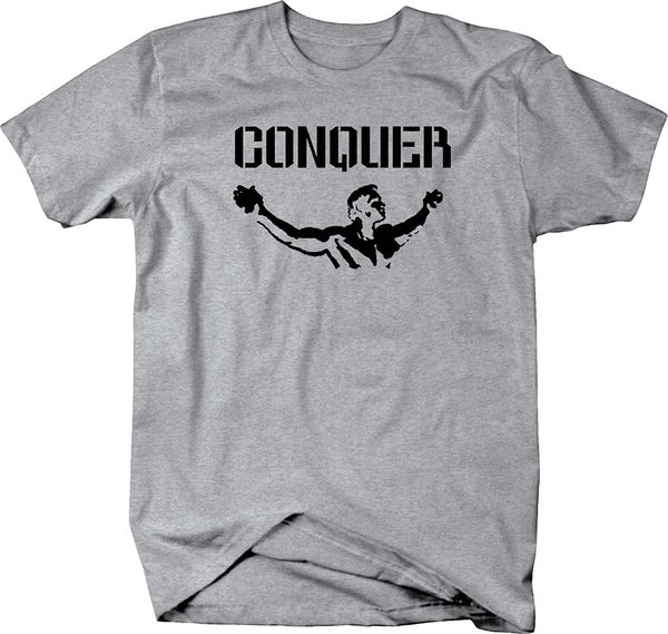 2019 new summer tee shirt arnold quote conquer pose gyms body building workout mens t shirt cool t-shirt
2019 new summer tee shirt arnold quote conquer pose gyms body building workout mens t shirt cool t-shirt