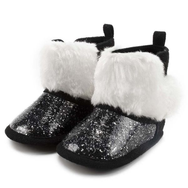 winter new sparkling baby girl boy plus velvet warm boots infant soft sole leather stitching toddler shoes, Black;grey
winter new sparkling baby girl boy plus velvet warm boots infant soft sole leather stitching toddler shoes, Black;grey