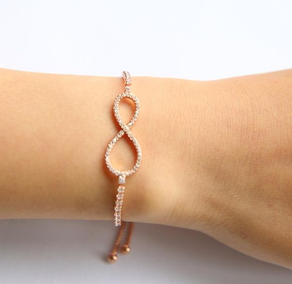 bangle 2021 fine + cubic zirconia rose gold color clear cz infinity friend ball bracelet, Black
bangle 2021 fine + cubic zirconia rose gold color clear cz infinity friend ball bracelet, Black