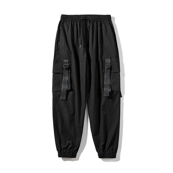 men's pants 2021 casual pats side pockets harem hip hop ribbons male joggers trousers fashion streetwear cargo, Black
men's pants 2021 casual pats side pockets harem hip hop ribbons male joggers trousers fashion streetwear cargo, Black