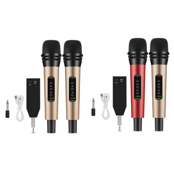 беспроводной микрофон о uhf dual handheld динамический микрофон системы kit с перезаряжаемый приемник
беспроводной микрофон о uhf dual handheld динамический микрофон системы kit с перезаряжаемый приемник