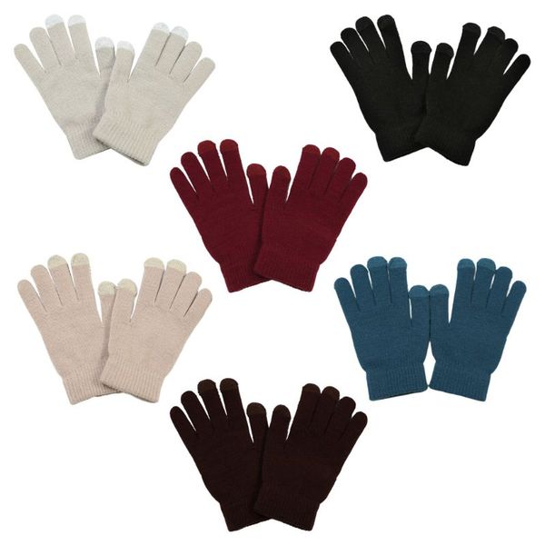 five fingers gloves 1pair winter warm knit hand warmer touch screen smart phone thick mitten, Blue;gray
five fingers gloves 1pair winter warm knit hand warmer touch screen smart phone thick mitten, Blue;gray