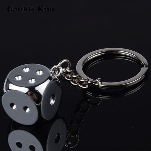 Creative Dice KeyChain Personality Small Chic Car Keyring Stainless Steel Men and Women Accessories Metal Pendant Jewelry Gift, Silver
Creative Dice KeyChain Personality Small Chic Car Keyring Stainless Steel Men and Women Accessories Metal Pendant Jewelry Gift, Silver