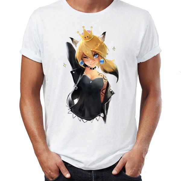 men's t shirt fury bowsette artsy awesome artwork printed tee
