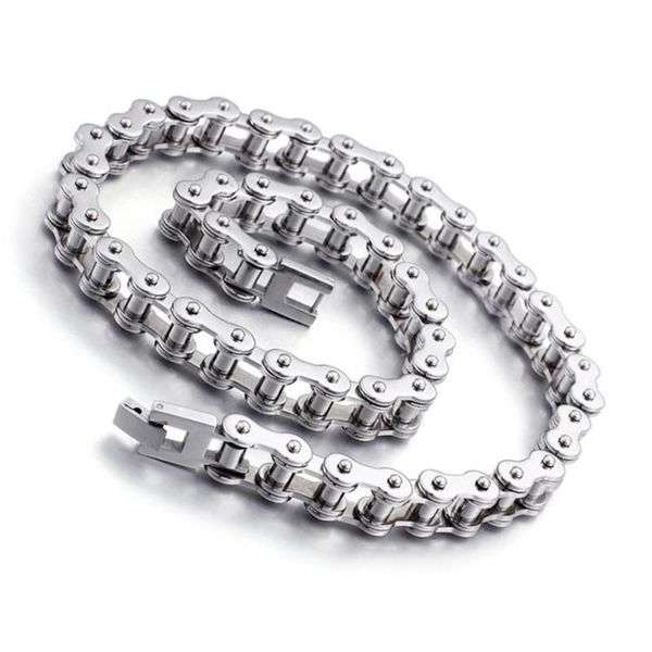 chains punk rock 11mm wide 18-71cm long bike bracelet necklace mens 316l stainless steel custom bicycle biker chain jewelry, Silver
chains punk rock 11mm wide 18-71cm long bike bracelet necklace mens 316l stainless steel custom bicycle biker chain jewelry, Silver