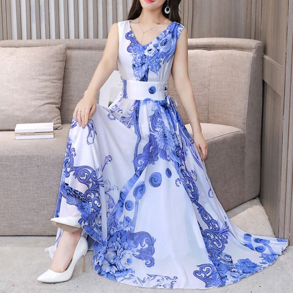 casual dresses summer plus size chiffon long beach dress women v-neck sleeveless tank sundress robe femme party re2204, Black;gray
casual dresses summer plus size chiffon long beach dress women v-neck sleeveless tank sundress robe femme party re2204, Black;gray