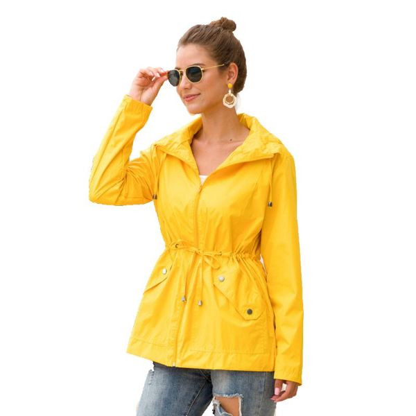 2020 autumn and winter new style women waterproof clothing waist hooded outdoor climbing rain jackets amp coats, Tan;black
2020 autumn and winter new style women waterproof clothing waist hooded outdoor climbing rain jackets amp coats, Tan;black