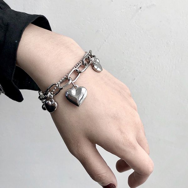 bangles viking charm bracelets korean in bangles for women men retro heart pendant stainless steel jewelry homme, Black
bangles viking charm bracelets korean in bangles for women men retro heart pendant stainless steel jewelry homme, Black